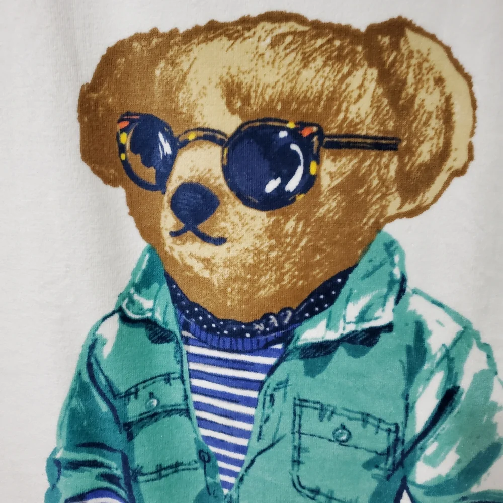 Beach Boy Polo Ralph Lauren Bear Beach Towel - Picture 3 of 13